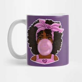 Bubble Gum | Black Girl Art Design Mug